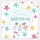Search for ballerina party stickers Girl