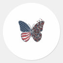Search for vector butterfly round stickers Funny4thofjuly