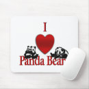 Search for bear with heart mouse mats Panda