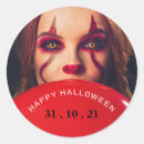 Search for devil round stickers Scary