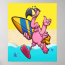 Search for cartoon flamingo posters Tropical