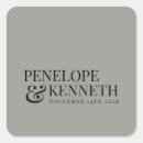 Search for grey wedding stickers Elegant