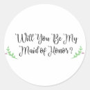 Search for maid of honour stickers Bridal party