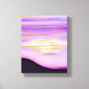 Search for pink sunset canvas prints Sky
