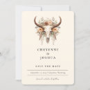 Search for boho cow skull invitations Bohemian