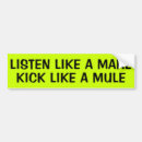 Search for mule bumper stickers Farm