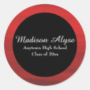 Search for red graduation stickers Black