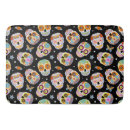 Search for sugar skull bath mats Halloween