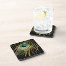 Search for peacock feather coasters Green
