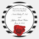 Search for black white red wedding stickers Modern