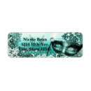 Search for teal green return address labels Chic