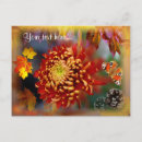 Search for fall leaves design postcards Autumn