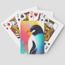 Search for penguins playing cards Nature