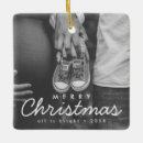 Search for baby announcement christmas tree decorations Black and white
