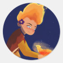 Search for blue fire stickers Cartoon