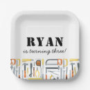 Search for construction birthday plates Builder birthday party