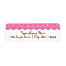 Search for shopping return address labels Pink