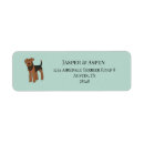 Search for airedales return address labels Airdale
