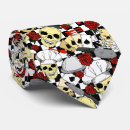 Search for skull pattern ties Roses