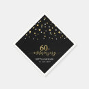 Search for 60th anniversary napkins 60 years