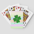 Search for 4 leaf clover playing cards Lucky