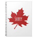 Search for canadian flag notebooks Red