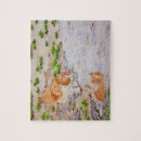 Search for salmon puzzles Watercolor