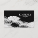 Search for feather business cards Elegant