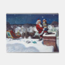 Search for santa claus doormats Vintage