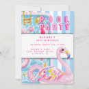 Search for preppy birthday invitations Pool party