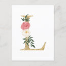 Search for l monogram postcards Elegant