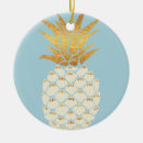 Search for gold pineapple christmas tree decorations Hawaii