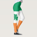 Search for flag of ireland leggings Shamrock