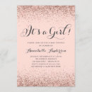 Search for girly baby girl shower invitations Blush pink