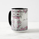 Search for silver and white mugs Birthday