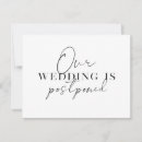 Search for cancelled wedding announcement cards Minimalist