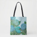 Search for blue hydrangeas bags Watercolor