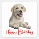 Search for labrador retriever dog stickers Happy birthday