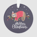 Search for sloth christmas tree decorations Season