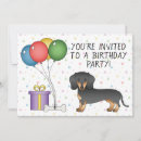 Search for dachshund birthday invitations Dog