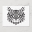 Search for zen doodle postcards Cat