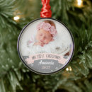Search for blush on christmas tree decorations Baby girl