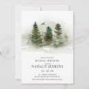 Search for pine tree bridal shower invitations Woodland forest