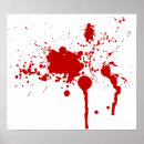 Search for blood splatters posters Bloody