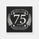 Search for 75th anniversary napkins Diamond