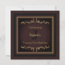 Search for maroon birthday invitations Chic