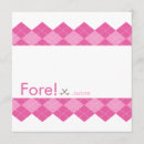 Search for ladies golf invitations Pink