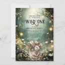 Search for mouse birthday invitations Wild one