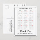 Search for business calendar postcards Customer