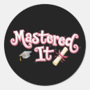 Search for masters degree stickers School